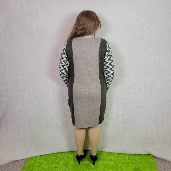Smash! Patchwork Sweater Dress, XL - Picture 3 of 4